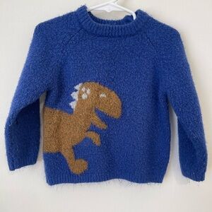 Zara Knit Sweater with Dinosaur Design